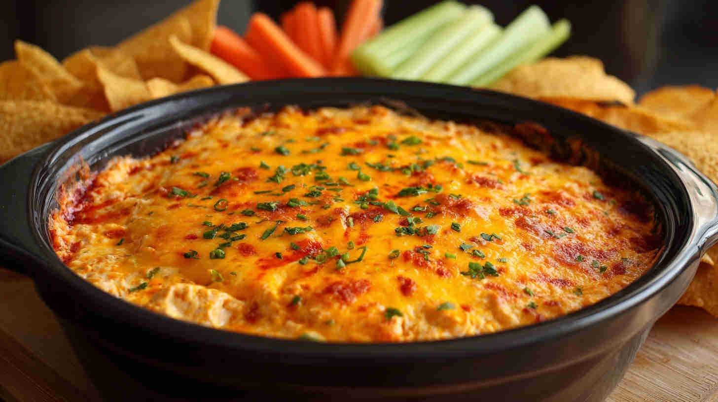 Creamy & Spicy Crockpot Buffalo Chicken Dip: Game Day MVP